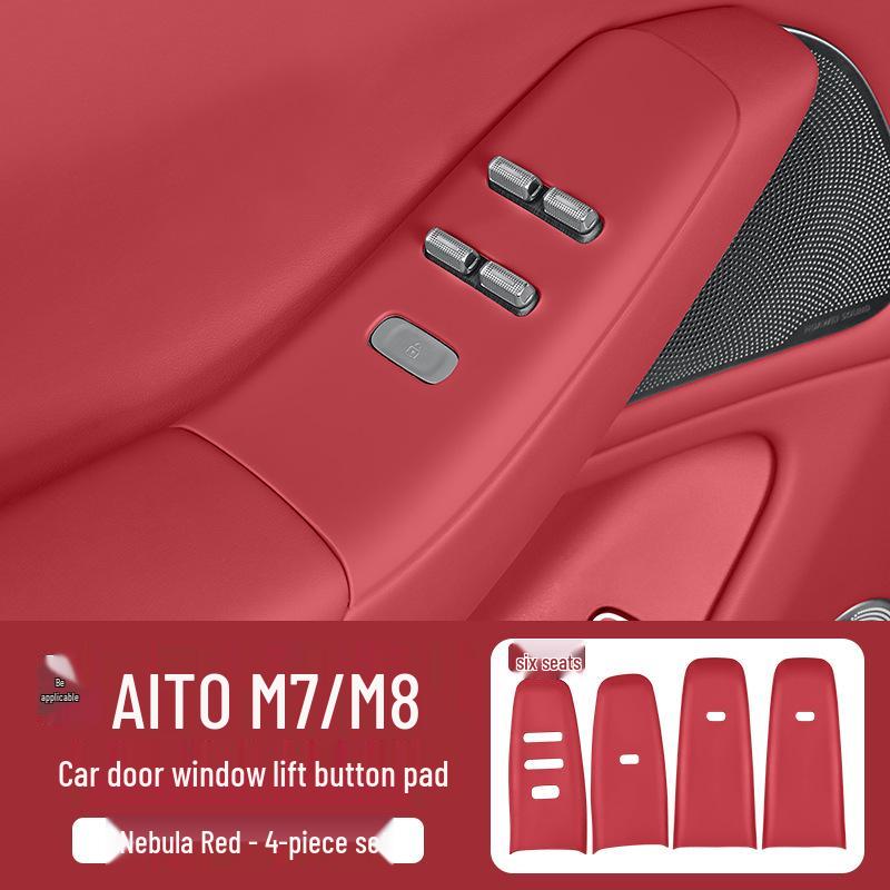 Silicone Armrest Protector for M7/M8 Car Door Window Lifter Panel