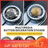 DLT2   For AMG Benz Car Multimedia Knob Decorative Stickers For Mercedes-benz AMG Barbosa W205 C300 W203 W206 W108 W124 W126 W140 W168