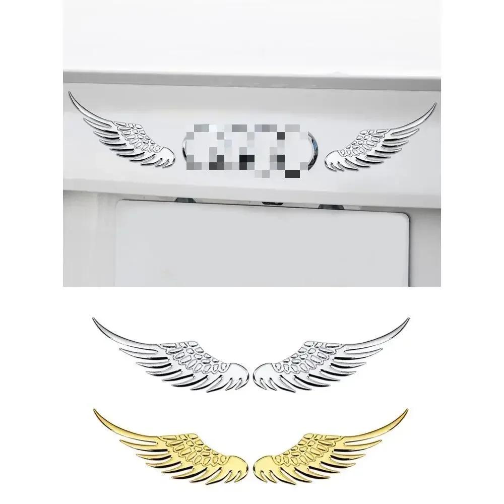 Angel Wing Sticker 3d Three-dimensional Metal Car Decoration Decal Logo Chrome Plated Car Modification