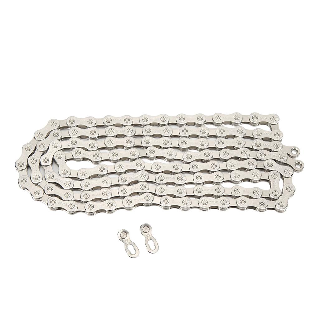 Велосипедная цепь серебристая высокоуглеродистая сталь 11 скоростей цепь для горного и шоссейного велосипеда для VG SPORTS