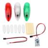 Bright Drone Lights 3pcs Set Wireless LED Flash Light with 3 Modes Visible in 500 Meters Range for RC Aircraft