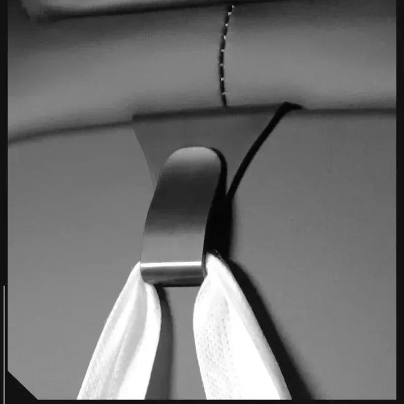 For Tesla Model X S 2025 2024 Front Seat Backrest Hook Sundries Storage Organizer Convenient Hanging Hook Interior Accessories