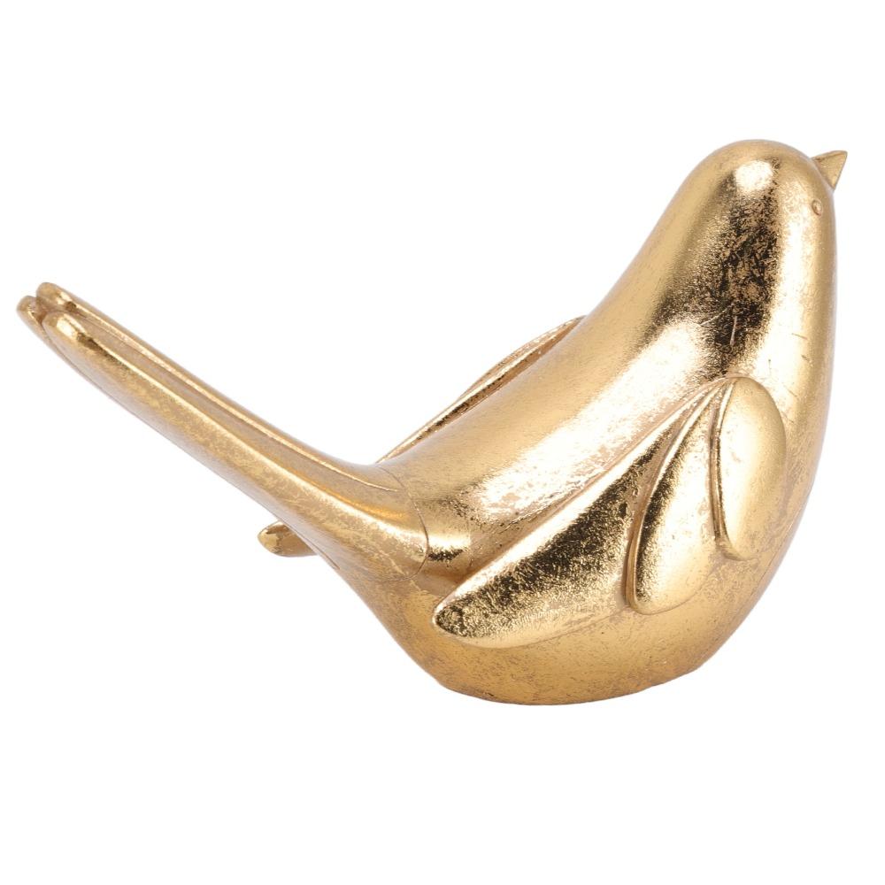 Resin Gold Bird Tabletop Decorative Ornament TV Cabinet Desktop Decor