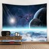 Печатный гобелен Фэнтези Звездное небо Дерево Пейзаж Настенный Гобелен Гостиная Спальня Фон Красивый