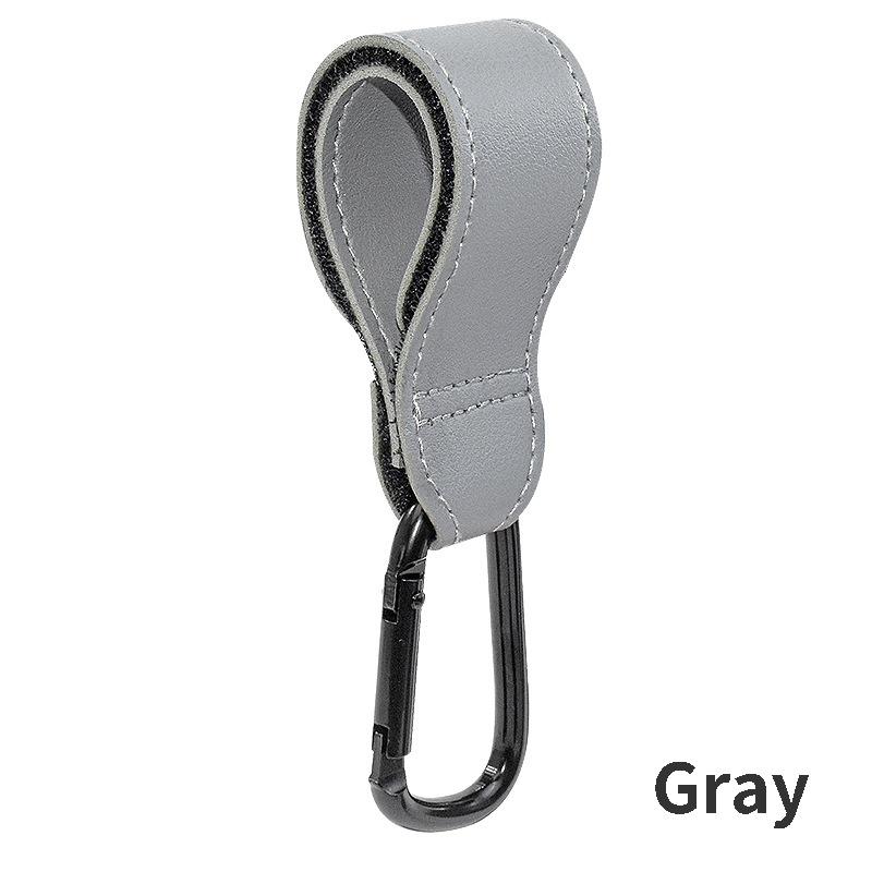 Крючок для коляски из ПУ кожи с вращающимся дизайном для детских колясок