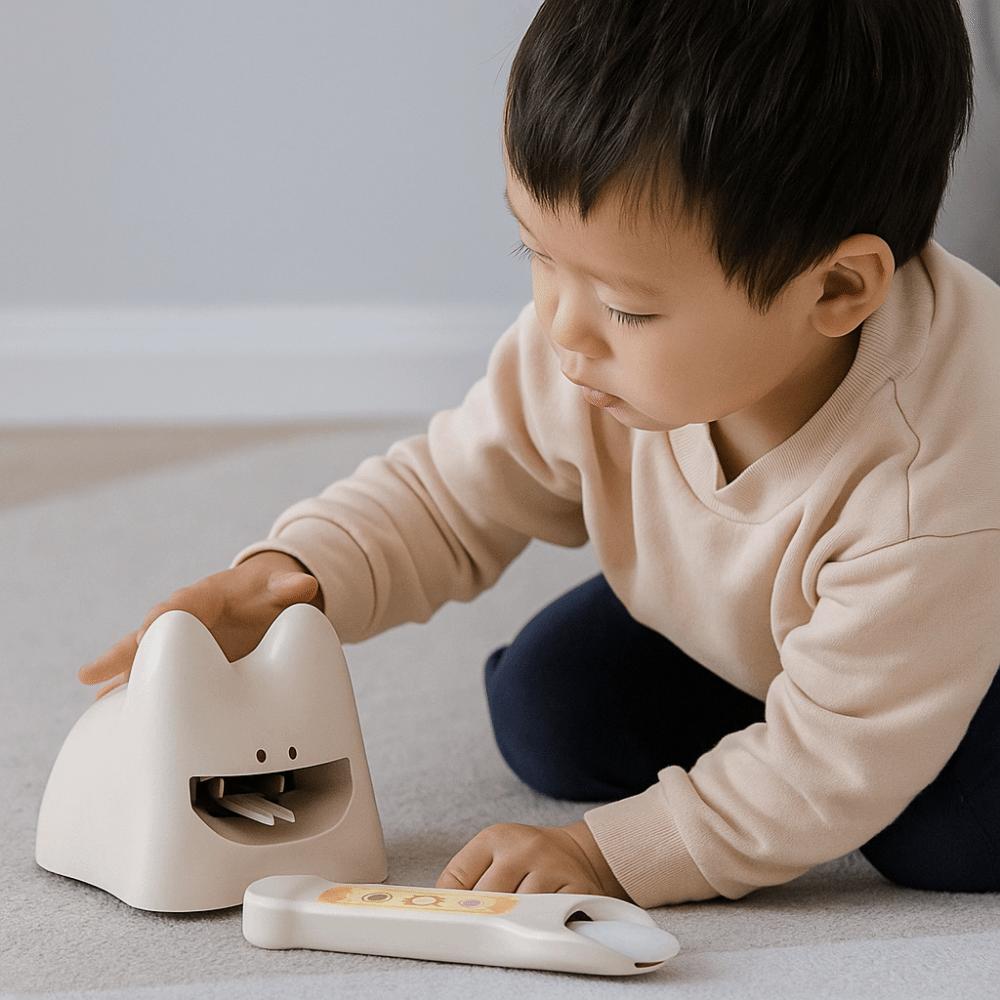 Simulation Rabbit Pudding Set Feeding Toy Food Feeding Play House Toys for Friend