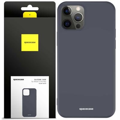 Силиконовый чехол Sc для iPhone 13 Pro Max Черный