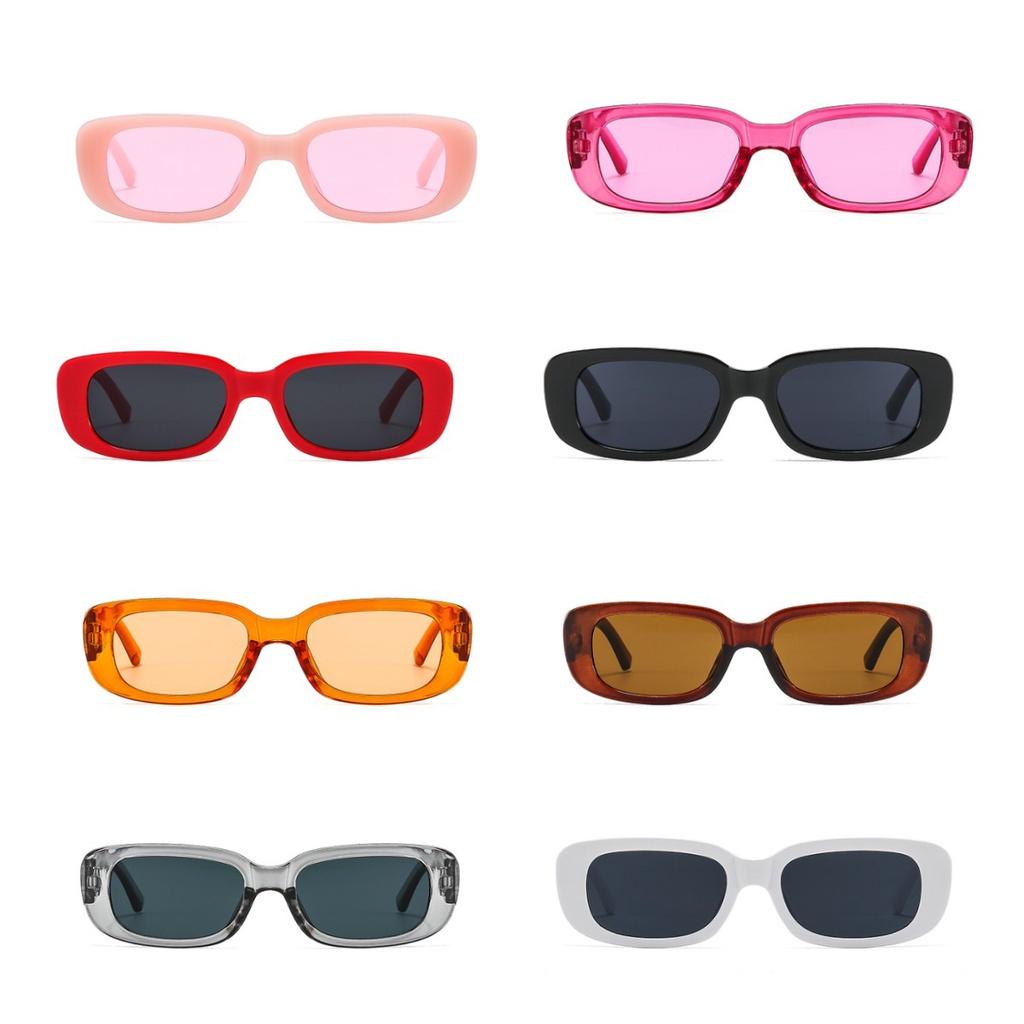 Retro And Cool Square Sunglasses With Multiple Colors For Women And Adults