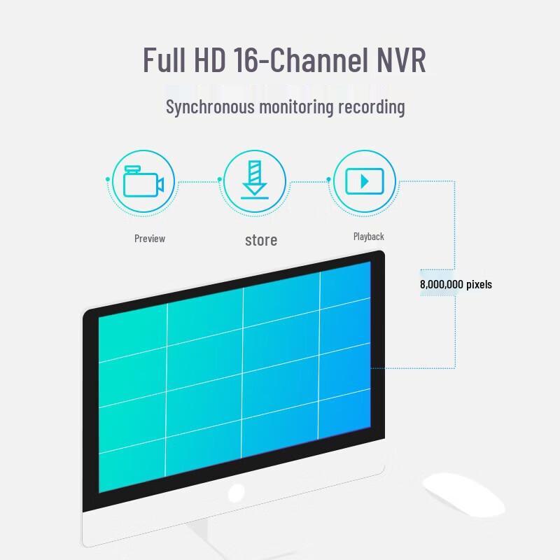 TP-Link 16-Channel Full HD NVR with Single HDD Bay (CN version)