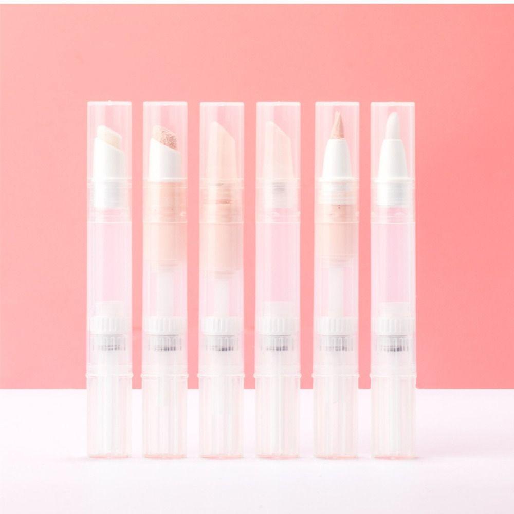 Прозрачная поворотная ручка, дорожный косметический контейнер, пустая ручка для масла для ногтей, вращающаяся вакуумная ручка для переупаковки