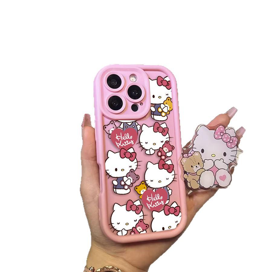 Sanrio TK Подставка Airbag KT Яблоко 15 Розовый Чехол для Телефона