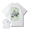 One Piece Anime Print Jointed Shortsleeved Tshirt for Unisex and Women Made of Pure Cotton Thick and Loose Suitable for Summer