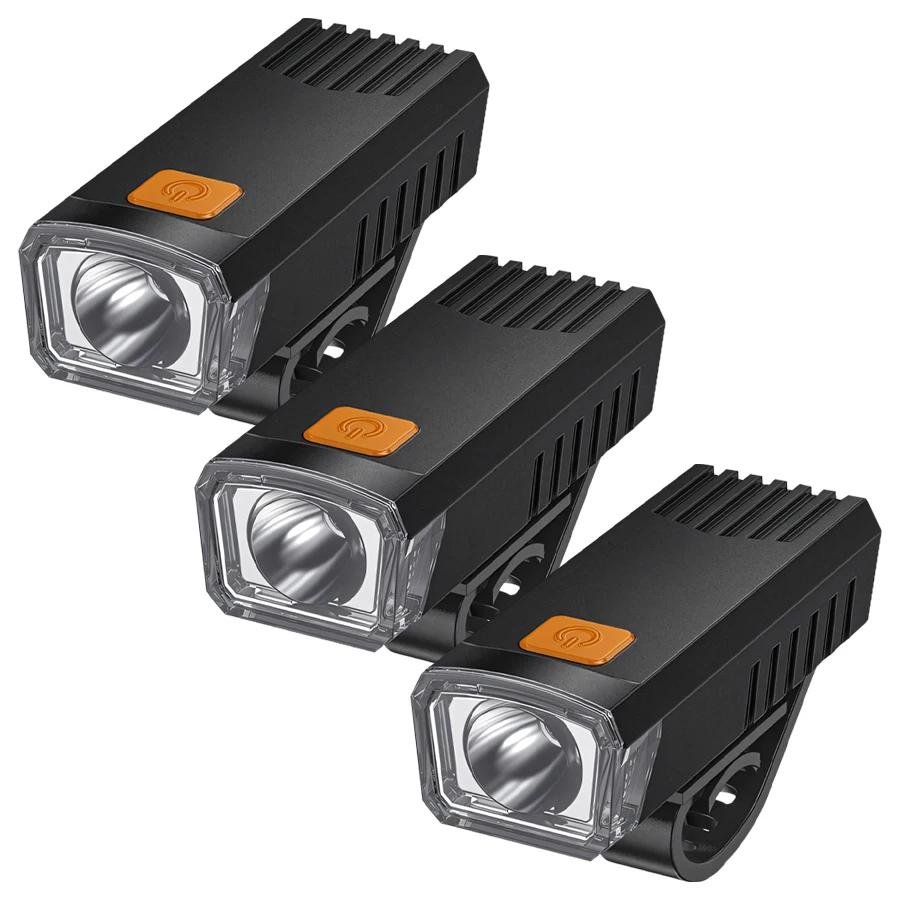 Светодиодные велосипедные фонари, велосипедный фонарик, перезаряжаемый через USB, передний велосипедный фонарь, легкий ночной велосипедный фонарь для горного велосипеда