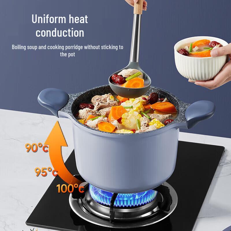 COOKER KING KA71569 Антипригарная суповая кастрюля с микродавлением