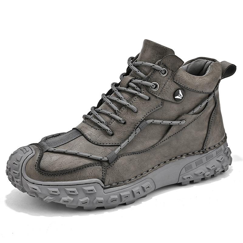 Внешняя торговля всесезонная мужская обувь из хлопка большого размера для осени и зимы, модная обувь для отдыха на открытом воздухе, мужские ботинки из хлопка 2025 года, повседневная обувь