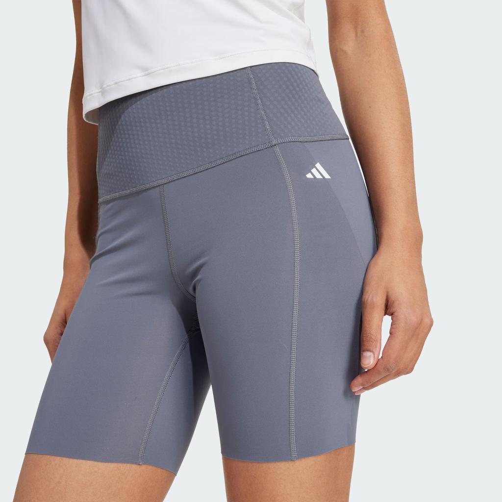 Adidas Power OPME Sports Удобные Быстросохнущие Прохладные Облегающие Повседневные Шорты Женские шорты Светло-серые JZ4345