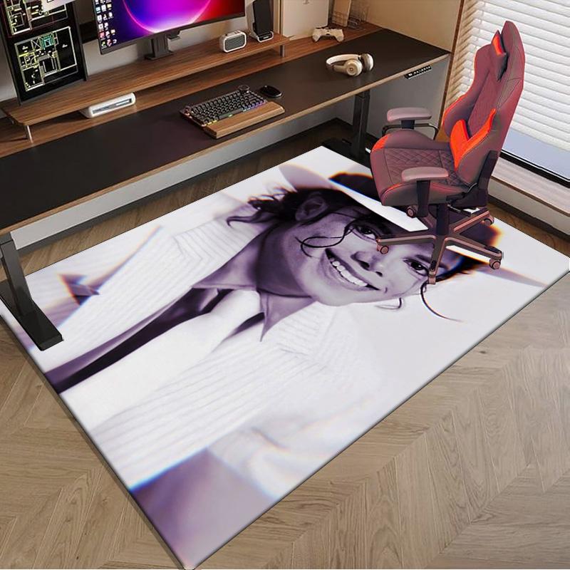 Metallic Hair Style Michael muisc Carpet, Chair Rug,Rug for Office Bedroom living rooms, Doormat decor Fan Gift Christmas Gift