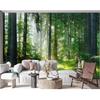 Forest Wallpaper Mystical Green Tree Hole Forest Mural Removable Nature Scenery Wall Murals Living Room Bedroom Home Decor