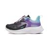 Li Ning Детские Ling Yue 3.0 V3 Синтетическая кожа Удобные Прочные Низкие Повседневные кроссовки Детские кроссовки Фиолетовый Черный Синий YKNT128-2