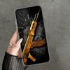 Золотые пули пистолета АК-47 Мягкий чехол для телефона Samsung A17 A16 A15 A14 A13 A57 A56 A55 A54 A53 A37 A36 A35 A34 A33 A26 A25 A2