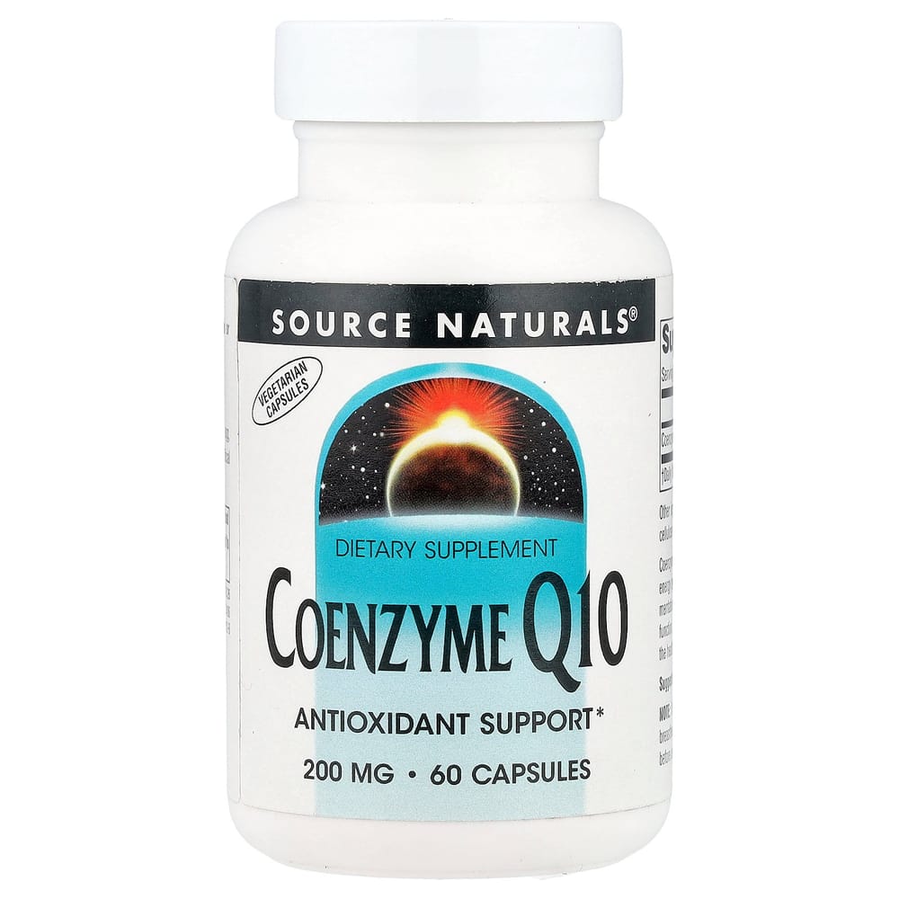 Source Naturals Coenzyme Q10 200mg Capsules, 60 Count