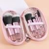 Furry Eyeshadow Powder Brush with Bag Cosmetic Brush Set Mini Makeup Brush Set  Travel Essentials