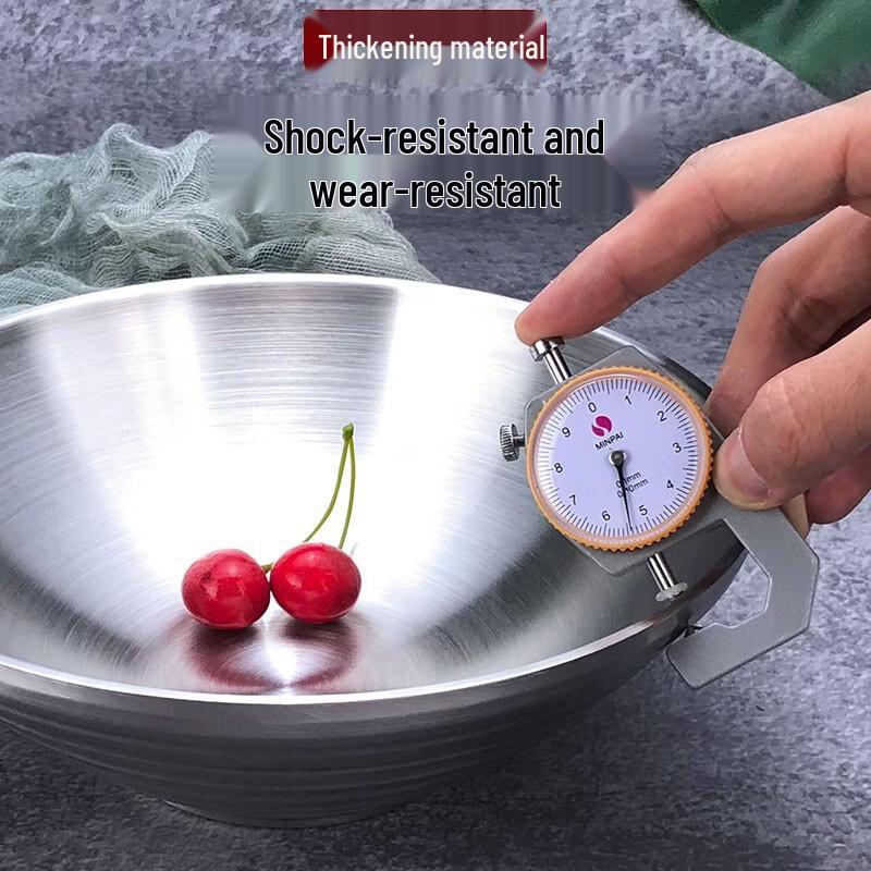 Двухслойная коническая миска для лапши Shengjia из нержавеющей стали 304