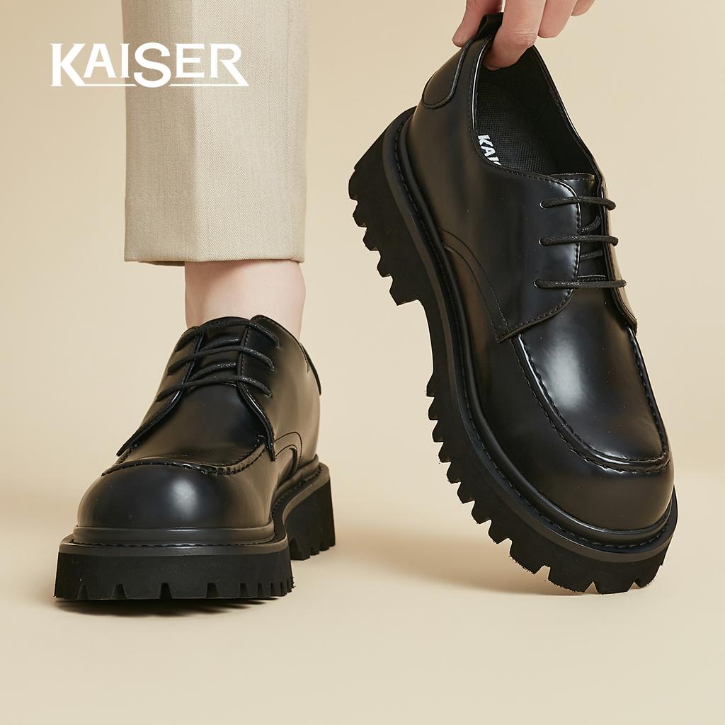 Caesar Men's Leather Inner Height Increasing Formal Business Cowhide Shoes