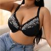 Европейский и американский большой размер Кружевной передний застежка Волнистый край Сексуальный Сборка Модный Бюстгальтер