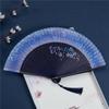 Chinese Style Art Craft Ornament Folding Fan Performance Props Floral Pattern Silk Cloth Multiple Colors Chic Gift Accessories