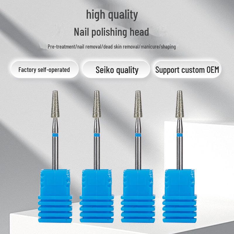 Алмазная насадка для полировки ногтей - насадка для маникюрного инструмента с бесплатной доставкой, 1 шт.