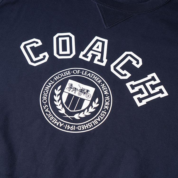 COACH FW22 Sweatshirt Men's Marine Blue CB671-DWP