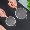 Flour Sieve Anti-Slip Fine Mesh Comfortable Grip Stainless Steel Multi-function Heat Insulation Manual Juice Filter Oil Net Colander Daily Use