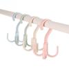 Storage Hook 360 Degree Tie Holder 4 Hook Rotating Four-claw Hook Multifunction Plastic Hanger
