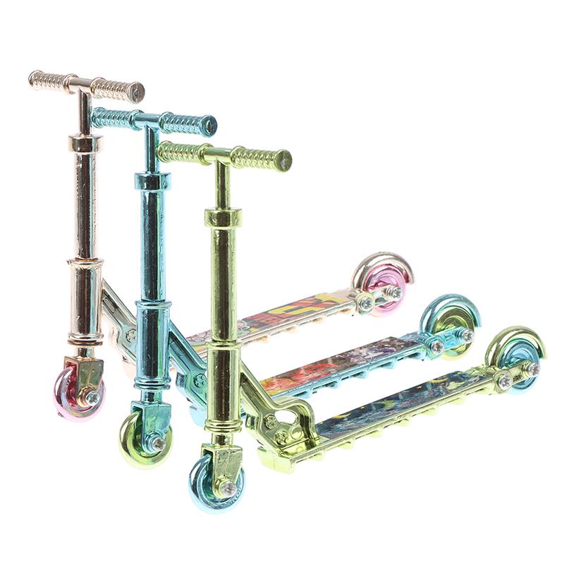 Mini Scooter Child Educational Toy Finger Scooter Bike Skateboard Fingerboard