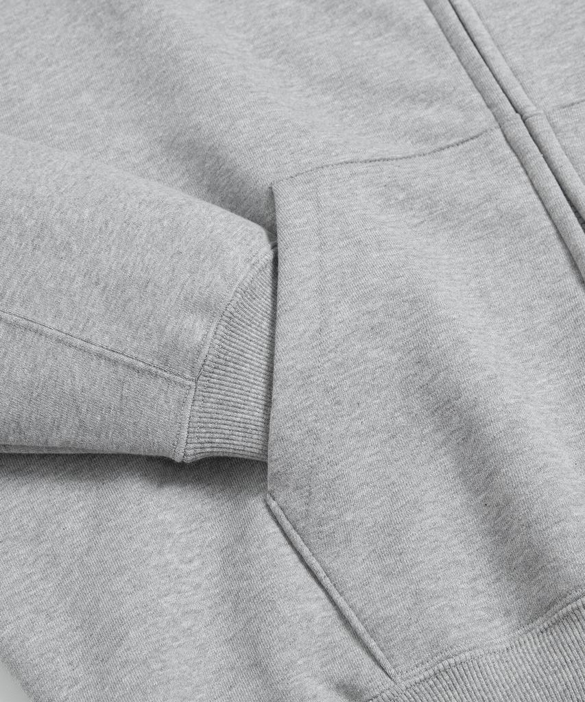 Худи на молнии Unionstudio Oversized с двусторонней разрезанной линией ( 3 цвета )