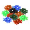 Birds Leg Rings 8mm Mixed Color Plastic Bands for Poultry Identification Accessories for Gamefowl Parrot