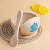 2PCS/Set Silicone Baby Feeding Bowl Tableware for Kids Waterproof Suction Bowl With Spoon Children Dishes Kitchenware Baby Stuff