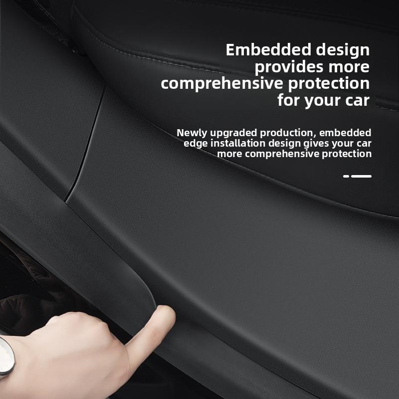 Car Sticker For Tesla Model Y 2020-2025 Threshold Strip Dedicated Built-in Welcome Pedal Threshold Strip Interior Modification W