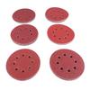 60 шт. Шлифовальный диск 5 дюймов 8 отверстий 6 типов наждачная бумага крепление на липучке круглый шлифовальный лист для