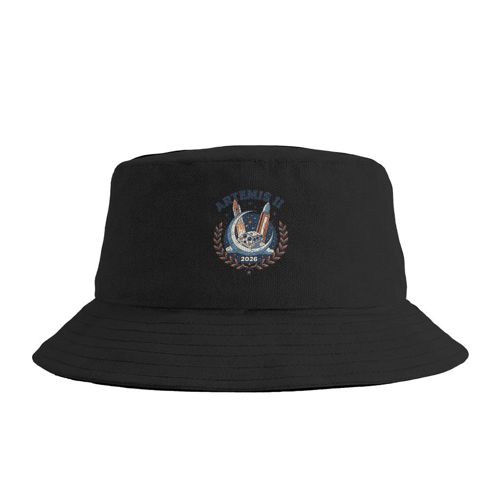artemis ii () Bucket Hat Hip Hop FisherUnisex Caps Foldable Fishing Sun Hats For Unisex Women Korean Custom DIY Cap