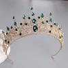 European & American Baroque Rhinestone Bridal Tiara: Princess Wedding & Evening Dress Headpiece