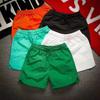 Men's Summer Casual Three-Quarter Beach Shorts - Solid Color Couples Sports Capris