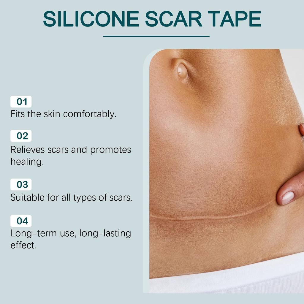 Silicone Skin Care Patch, Daily Silicone Patch Care Smooth Abdomen Body Skin Patch