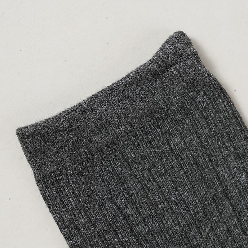 5 Pairs/Lot Men's Vertical Striped Cotton Socks Mid-calf Breathable Socks Business Sports Socks