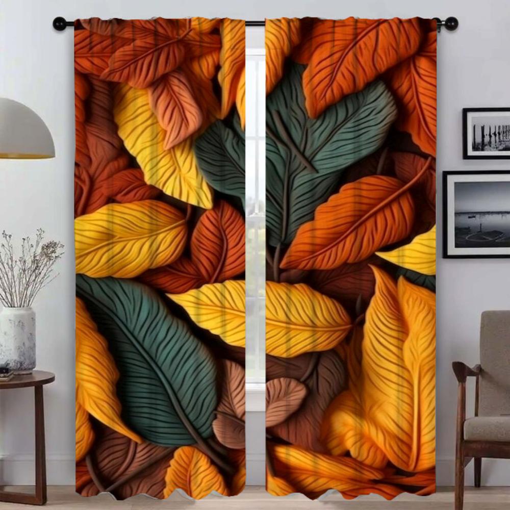 Элегантные шторы для комнаты, 2 шт., занавески для окон, занавески для домашнего интерьера, шторы для гостиной, перегородки, кухни, затемнения