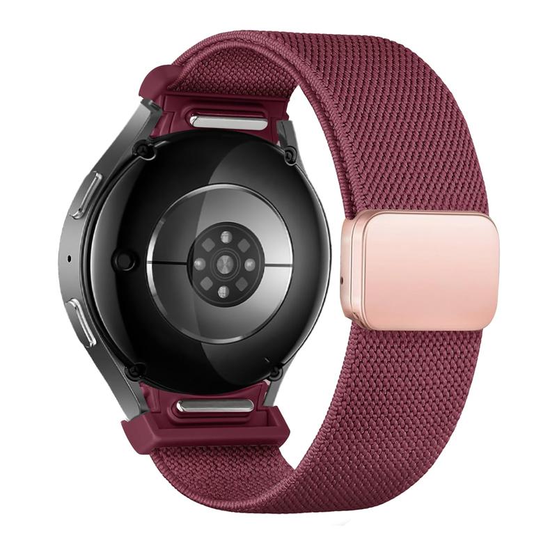 Ремешок для Samsung Galaxy Watch 7/6/5/4/5 Pro 44 мм 40 мм Без зазоров Магнитный Нейлоновый спортивный ремешок браслет Galaxy watch 6 classic Ремешки