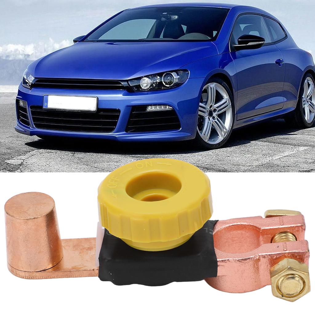 Разъединитель аккумуляторной батареи, отрицательная клемма, АБС-пластик, латунь для автомобилей 6 В, 12 В, 24 В, внедорожников, квадроциклов