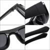 Rectangular Sunglasses Women Men Small Double Circle Frame Sun Glasses Trendy Travel Style Punk Eyewear