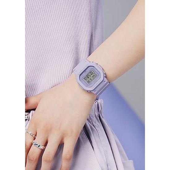 Наручные часы Casio G-Shock оригинальный японский продукт модель среднего размера GMD-S5600BA-6JF женские фиолетовые